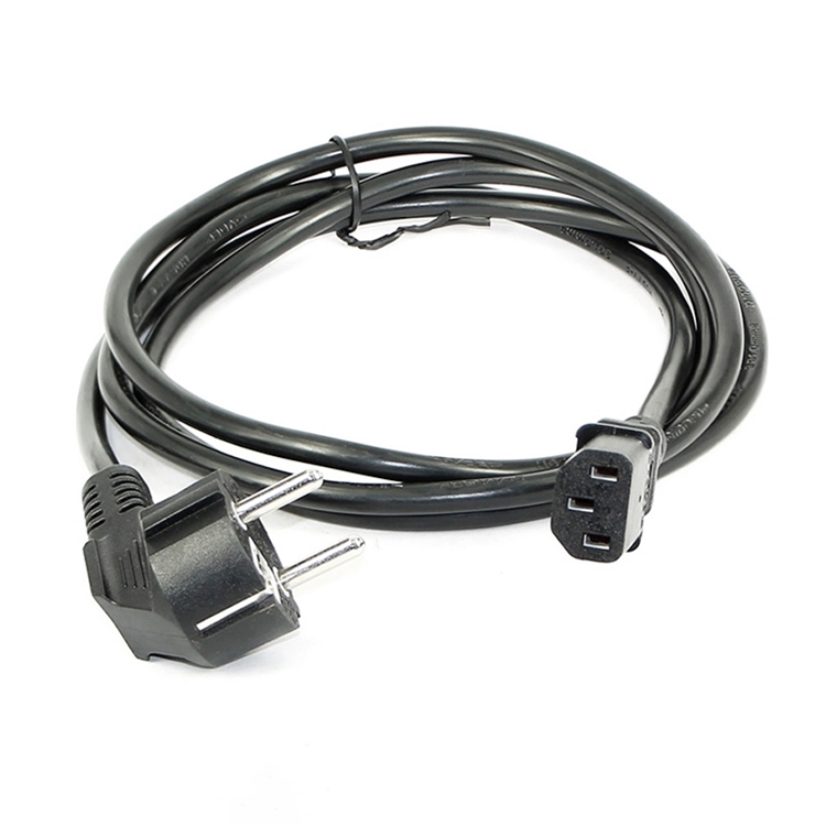 Pure copper European standard shape power cord WST-001